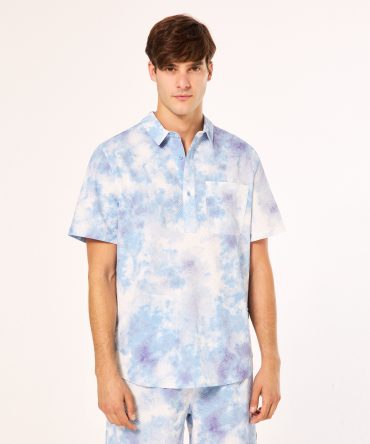 Deco Palms Rc SS Button Down