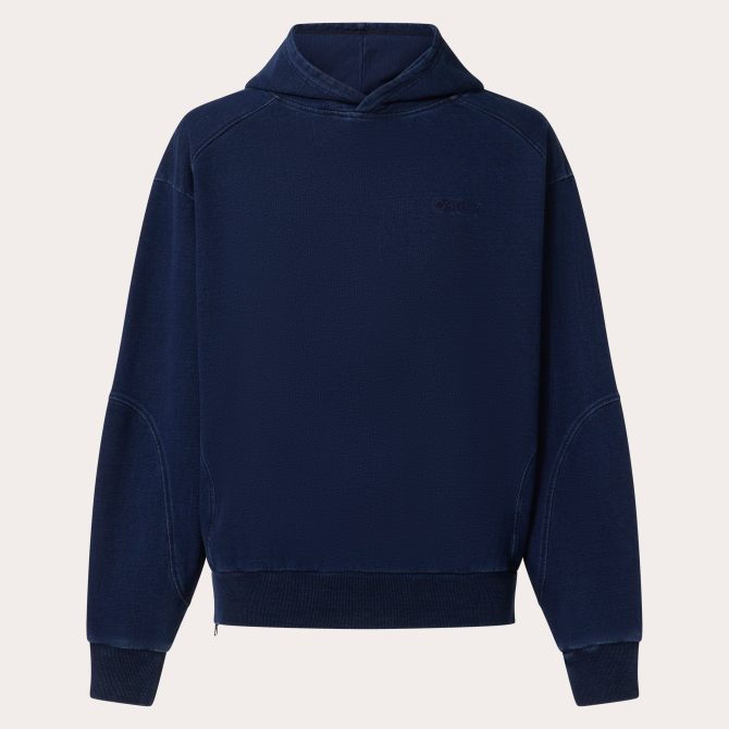 Indigo Side Zip Hoodie - Image 3