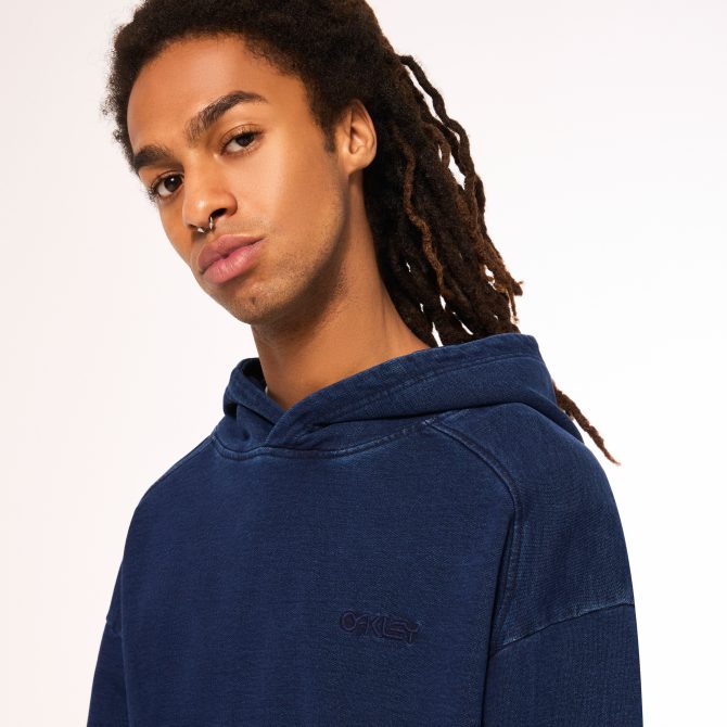 Indigo Side Zip Hoodie - Image 6