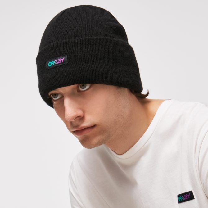 B1B Gradient Patch Beanie
